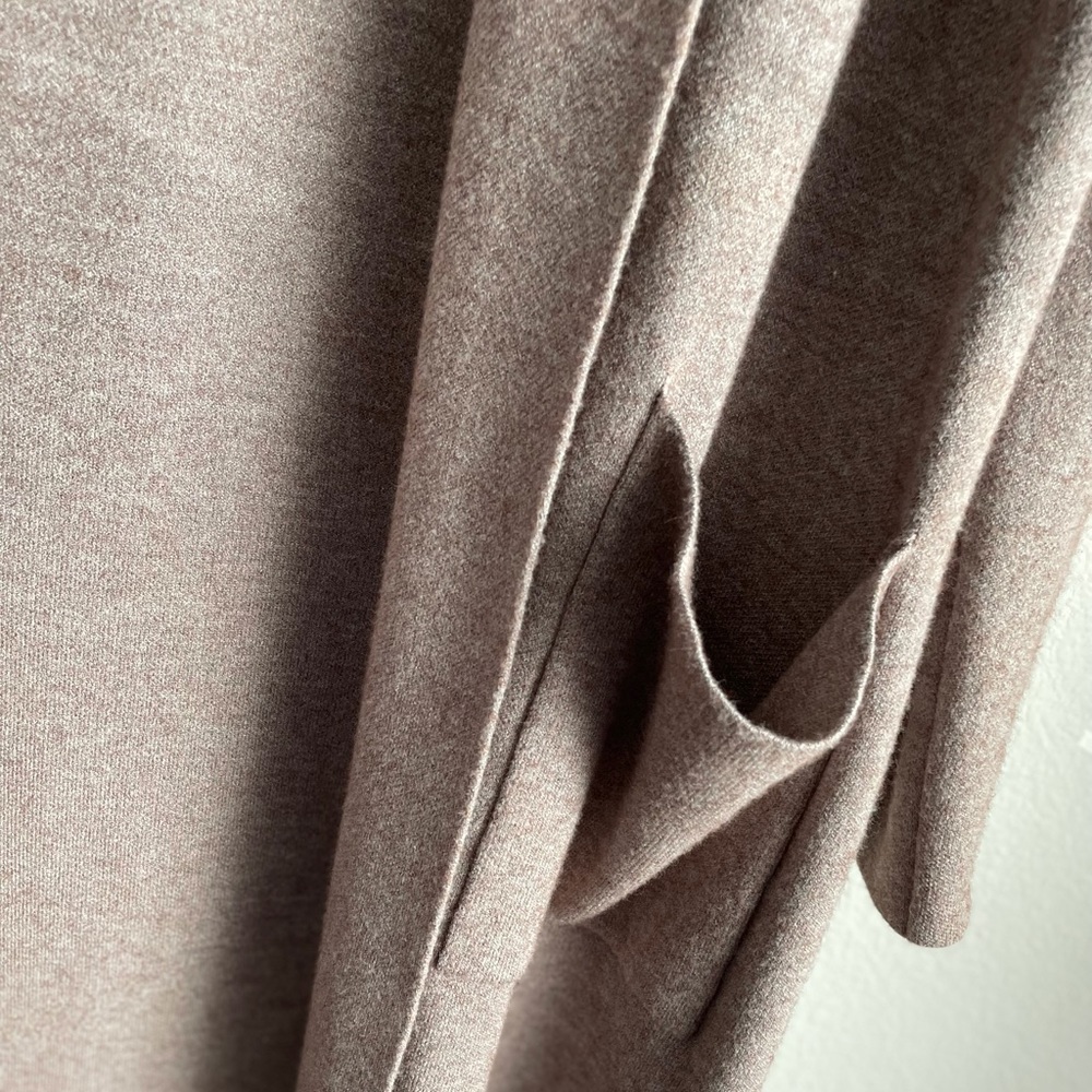 MaxSport Long Cardigan Duster Sand Nude Large - Picture 7 of 11